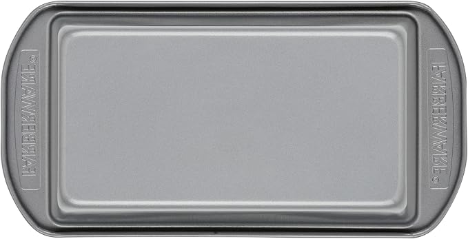 Farberware Bakeware Meatloaf/Nonstick Baking Loaf Pan Set, Two 9-Inch x 5-Inch, Gray (Pack of 4)