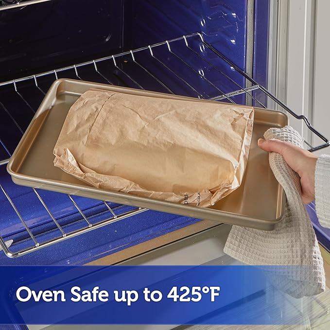 Reynolds Kitchens Parchment Cooking Bags, Family Size, Non-Stick Parchment Cooking Bags for the Oven and Microwave, Oven-Safe up to 425 Degrees, Great for Quick Family Meals, No-Mess Cleanup, 10 Pack