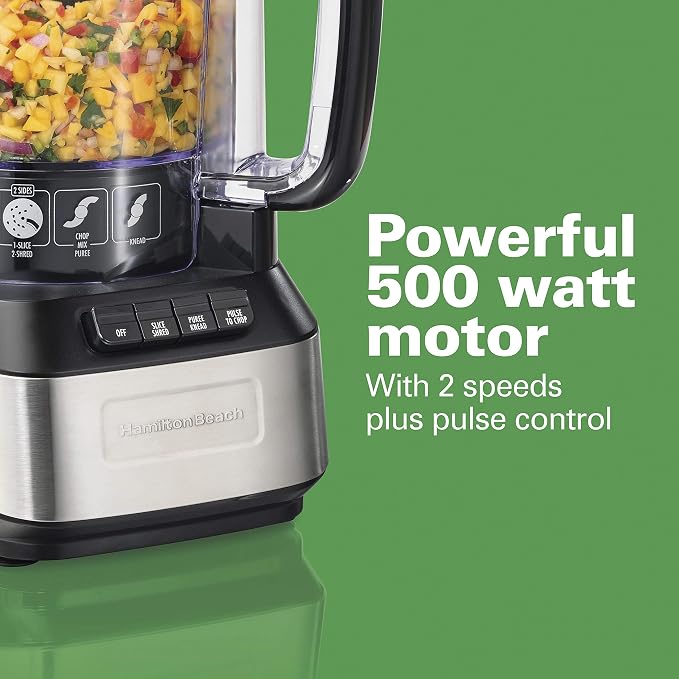 Hamilton Beach Stack & Snap Food Processor, 12 Cup Capacity, R70727 (Renewed)