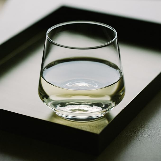 BTaT- Stemless Wine Glass, 12 oz, Set of 12, Wine Glasses No Stem