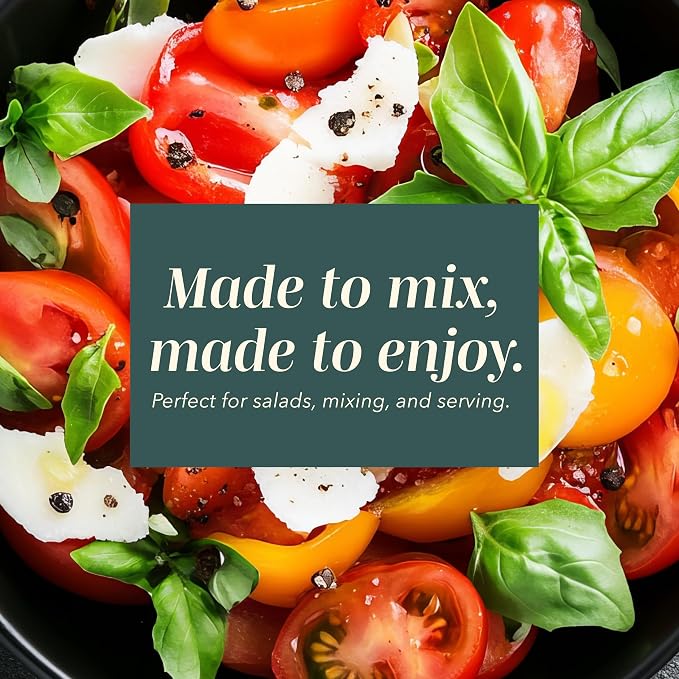 COOK WITH COLOR Mixing Bowls with Lids - 12 Piece Plastic Nesting Bowls Set includes 6 Prep Bowls and 6 Lids, Microwave Safe Mixing Bowl Set, Green Diamond