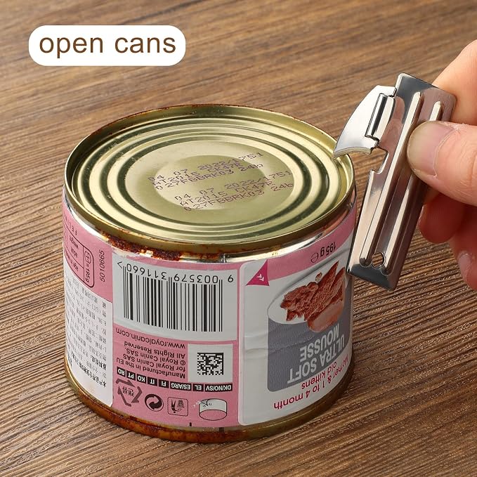 Chumia P-51 Camping Can Opener Stainless Steel Military Survival Army Backpack Can Opener(32 Pieces)