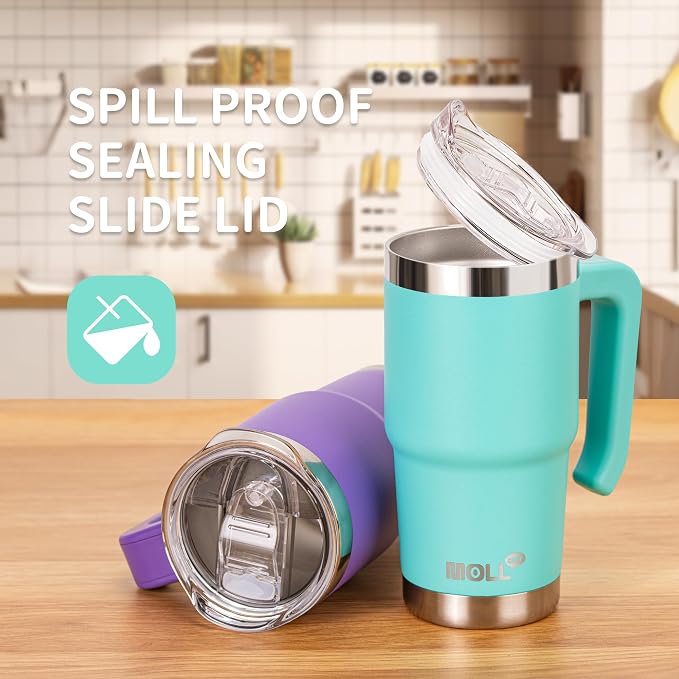 16 oz Stainless Steel Insulated Tumbler with Lid and Straw,Teal | Double Wall Vacuum Coffee Tumbler,Reusable Travel Mug Cup for Women