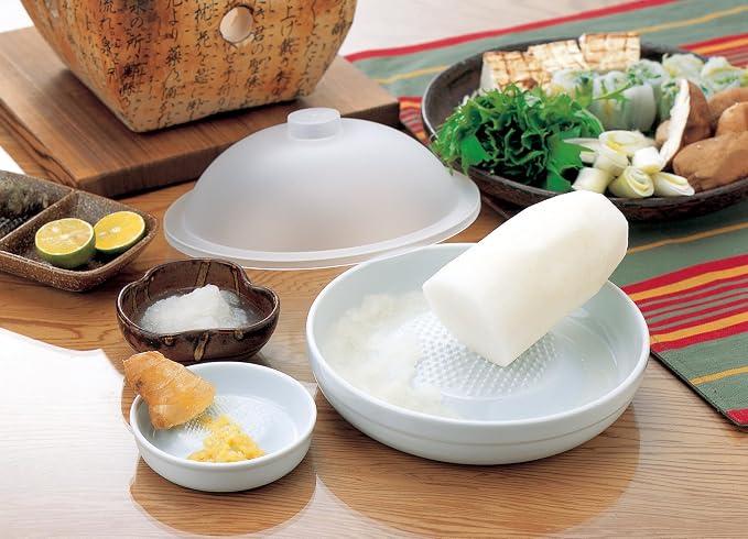 KYOCERA Advanced Ceramic Grater – Sharp Ginger, Garlic & Cheese Shredder | KYOCERA Ceramic Ginger Grater: Ultra-Sharp Non-Reactive Shredder for Garlic, Cheese, & Vegetables with Non-Slip Silicone Base
