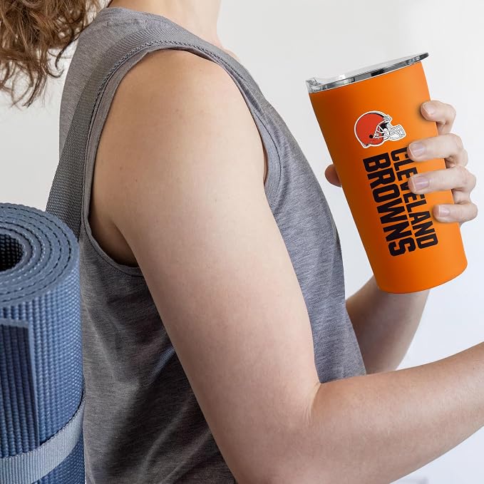 Rico Industries NFL Football Soft Touch, Easy Grip Tumbler