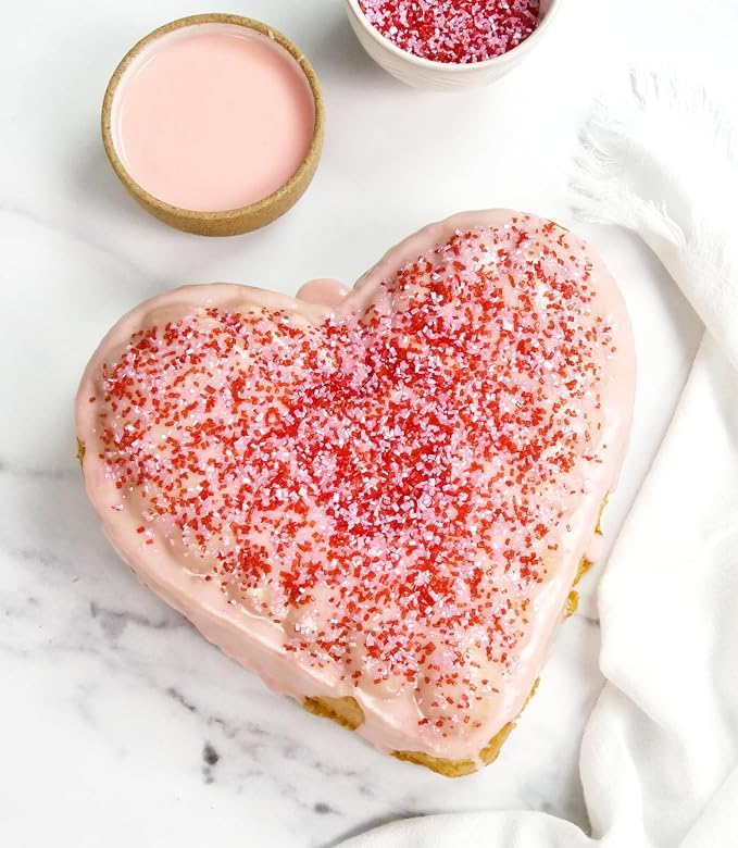 USA Pan Global Bakeware Fancy Heart Cake Pan