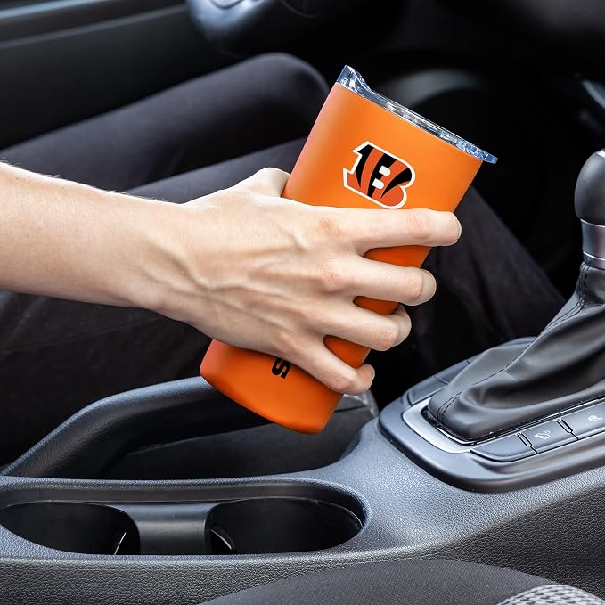 Rico Industries NFL Football Soft Touch, Easy Grip Tumbler