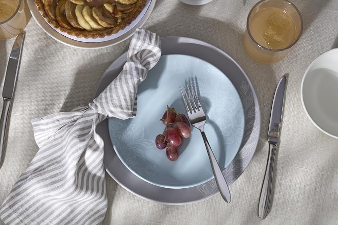 Oneida Mooncrest 20-Piece 18/0 Silverware Set for 4, Flatware | mirror finish, dishwasher safe | includes knives, forks, and spoons | cutlery set for kitchen and dining