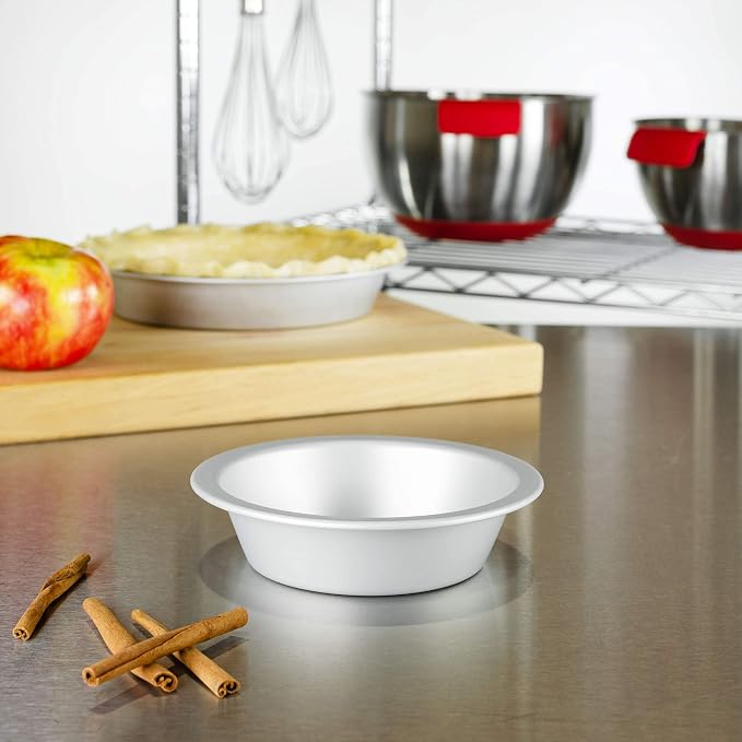 Fat Daddio's PIE-6 Anodized Aluminum Pie Pan, 6 x 1.5 Inch