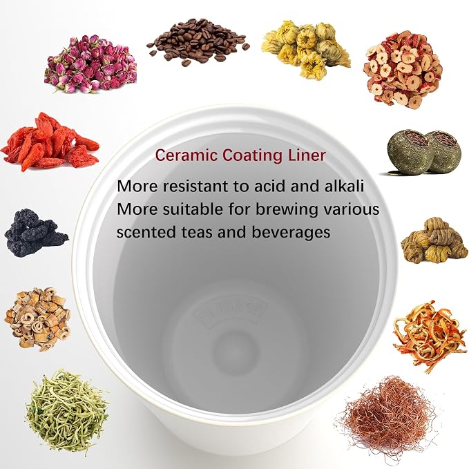 [2-IN-1 LID] Travel Mug,Coffe mug,Coffe cup,Ceramic coating Lined,316 Stainless Steel,BPA Free,Vacuum Insulated Tumbler for Water, Iced Tea or Coffee, Smoothie and More (Bell Orchid-Pink, 18 Ounces)