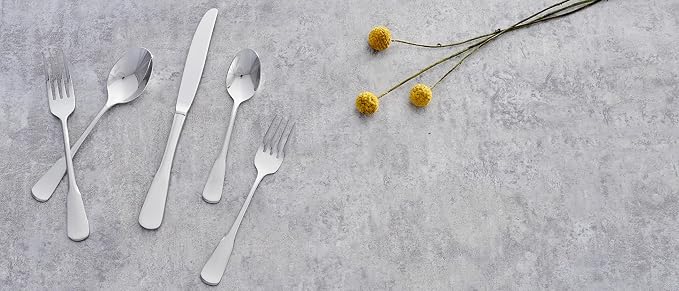 Oneida Colonial Boston 20-Piece Flatware Set, Service for 4, Silver (Pack of 3)