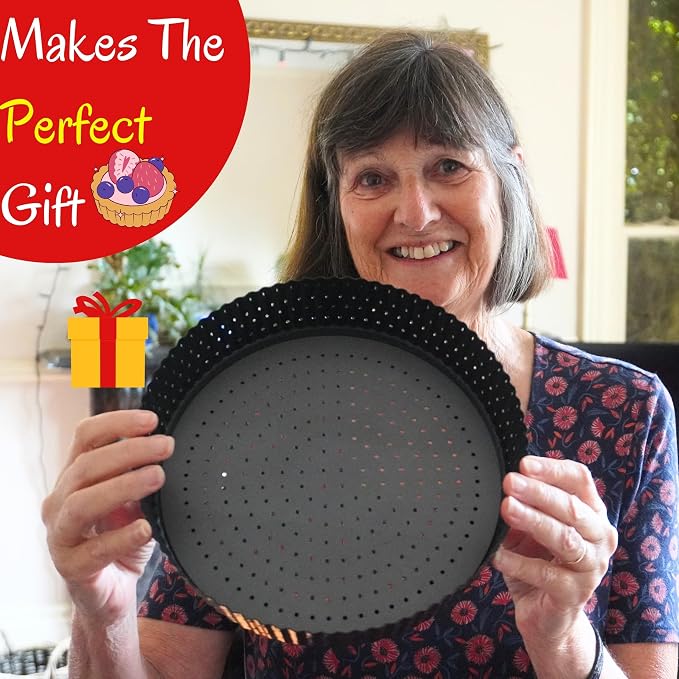 Why Holes For Crispy Crusts King Crispy's Tart & Quiche Pan 9"x1"