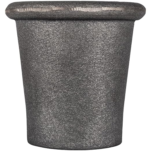 Cast Iron Mortar and Pestle Tool Set Rock-Ore Crusher Grinder Large Size 8 Pound / 3.6KG, Gold Panning Mining Pulverizer, Multipurpose for Kitchen Spices Grinder Smasher
