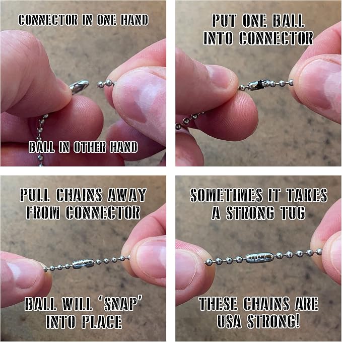 P-38 Can Opener & P-51 Can Opener with Chains, US Shelby, Stainless Steel openers Stamped with US Shelby Co.