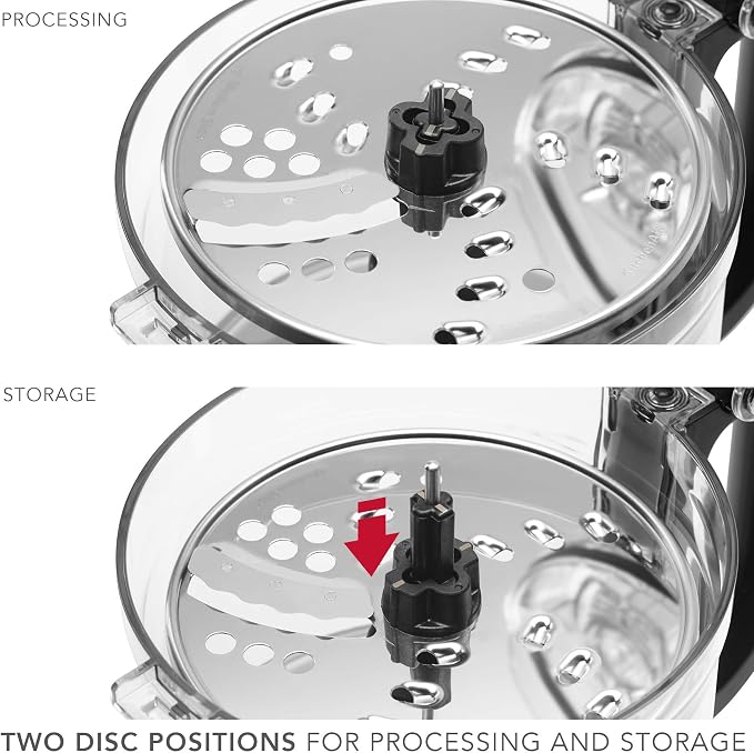 KitchenAid KFP0718BM Food Processor, 7 Cup, Black Matte (Renewed)