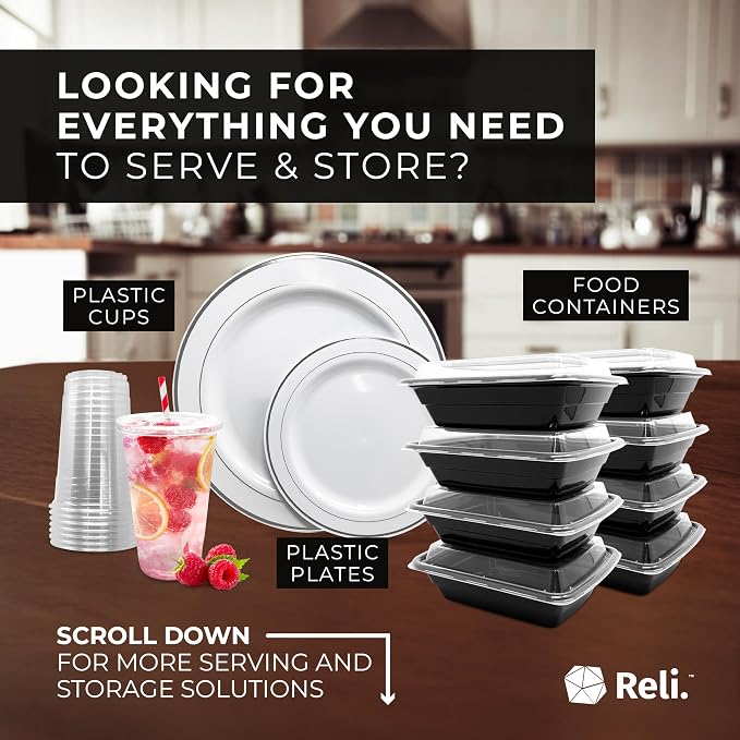 Reli. Aluminum Foil Pans 8x6 (20 Pack) Grill Drip Pans Disposable | Fits Weber & Most Gas/Charcoal Grills | Grease Liner Trays for Easy Cleanup | Oven & Freezer Safe