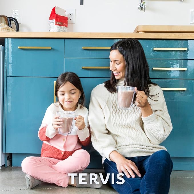 Tervis Clear & Colorful Tabletop Made in USA Double Walled Insulated Tumbler Travel Cup Keeps Drinks Cold & Hot, 16oz Mug, River Rock | Made in USA, Double-wall Insulated Keeps Coffee & Matcha Hot, Shatterproof, BPA-Free, Dishwasher Safe, Gifts under $25