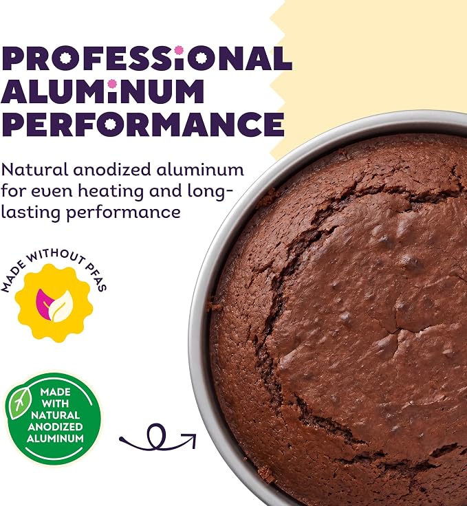 Wilton Aluminum Round Cake Pan, 8 x 3-Inch