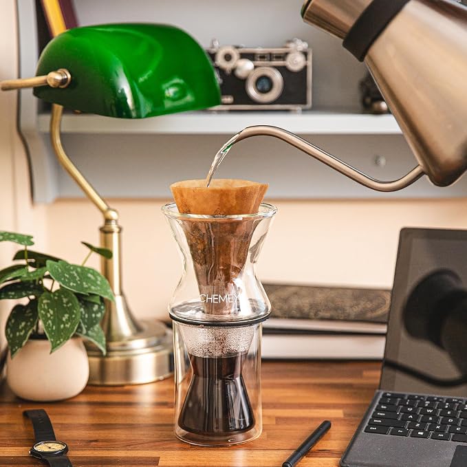 Chemex Funnex | Reusable Coffee Funnel, Less Paper Waste, Iconic Chemex Style, Manual Drip