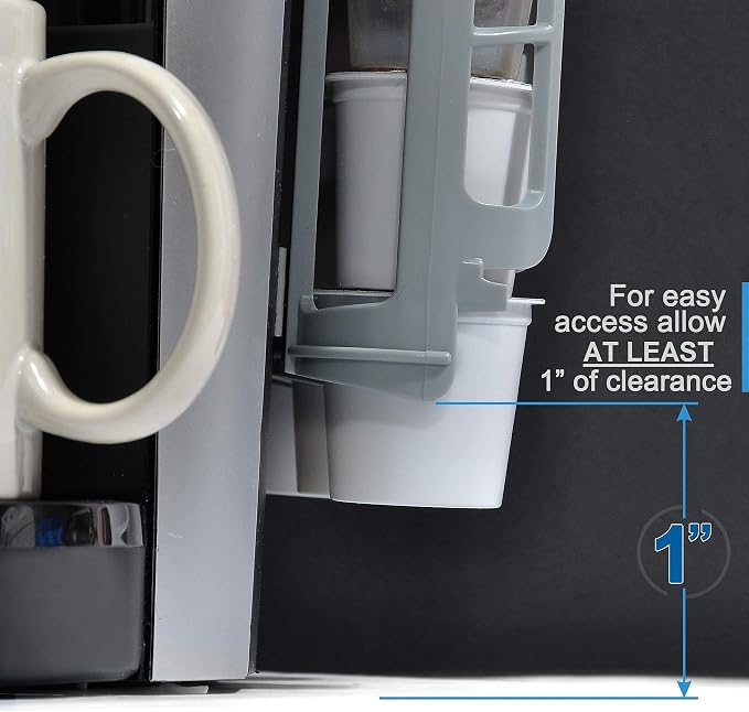 STORAGENIE Coffee Pod Holder for Keurig, Stores 10 Pods, Gray | Compatible with K-Cups, Vertical storage saves counter space, Ideal for small kitchens, RVs and dorms