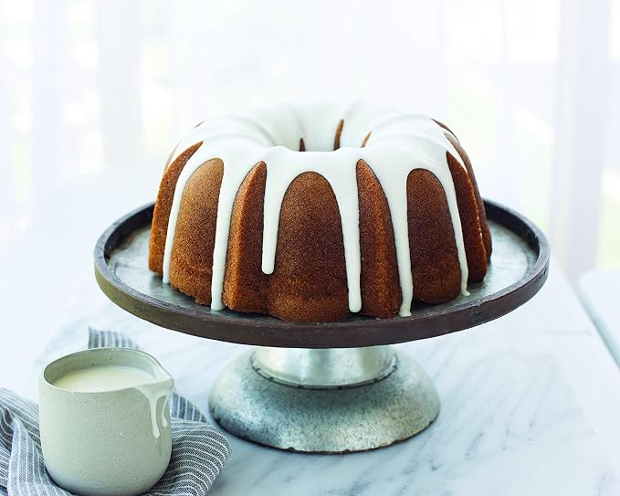 Nordic Ware Anniversary Bundt 12 Cup, Gold (Pack of 3)