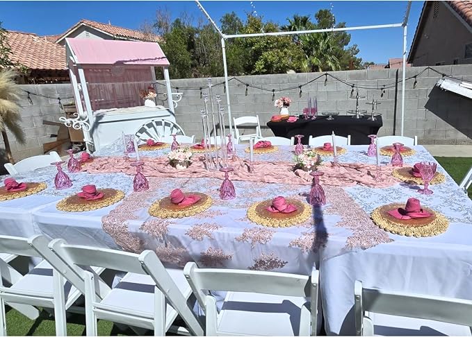 15" Corn Husk Woven Round Placemats Set of 4 - Wicker Boho Farmhouse Placemats - Rattan Table Mats Like Water Hyacinth for Dining Table, Wedding, Home, Christmas, Party