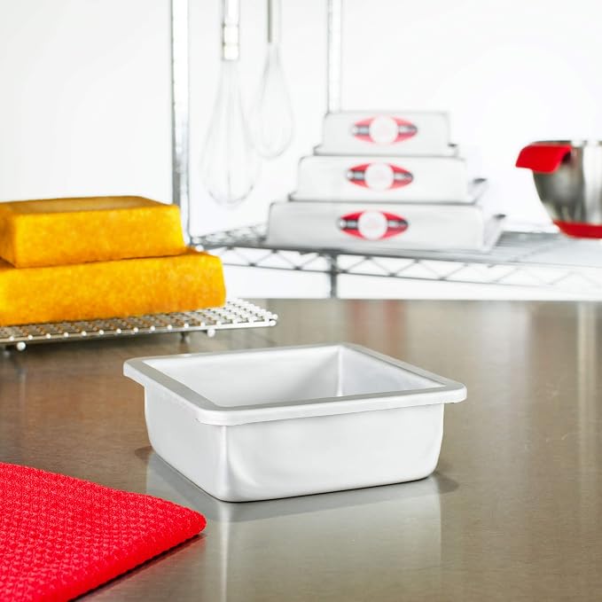 Fat Daddio's PSQ-552 Anodized Aluminum Square Cake Pan, 5 x 2 Inch