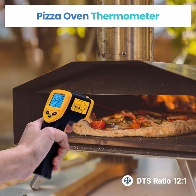 Etekcity Infrared Thermometer Laser Temperature Gun 774 | Cooking, Pizza Oven, Griddle, BBQ, Meat, HVAC, Engine, Adjustable Emissivity, MAX Display, Surface Measurement