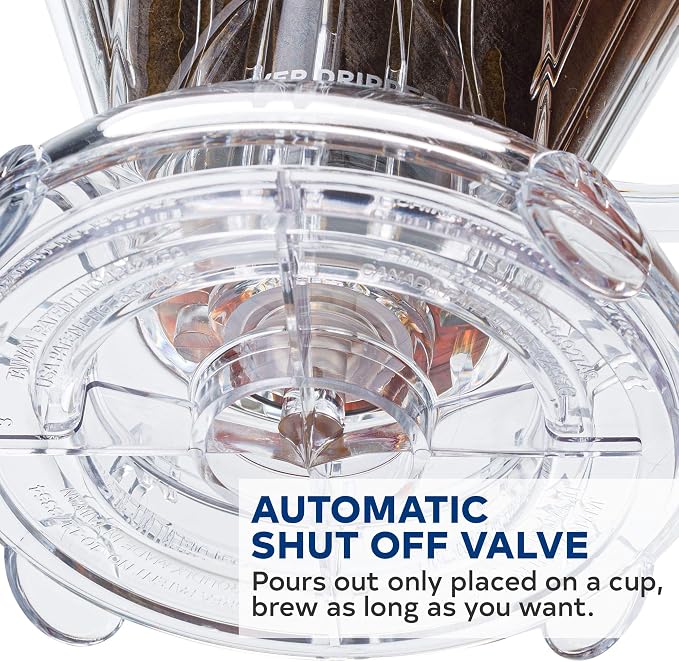 Clever Coffee Dripper | Large 18 oz | Clear | BPA-Free | 100 Filters