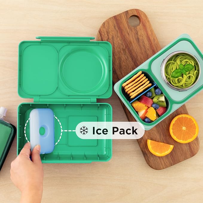Omie OmieBox UP Kids Insulated Bento Box, Jade Green