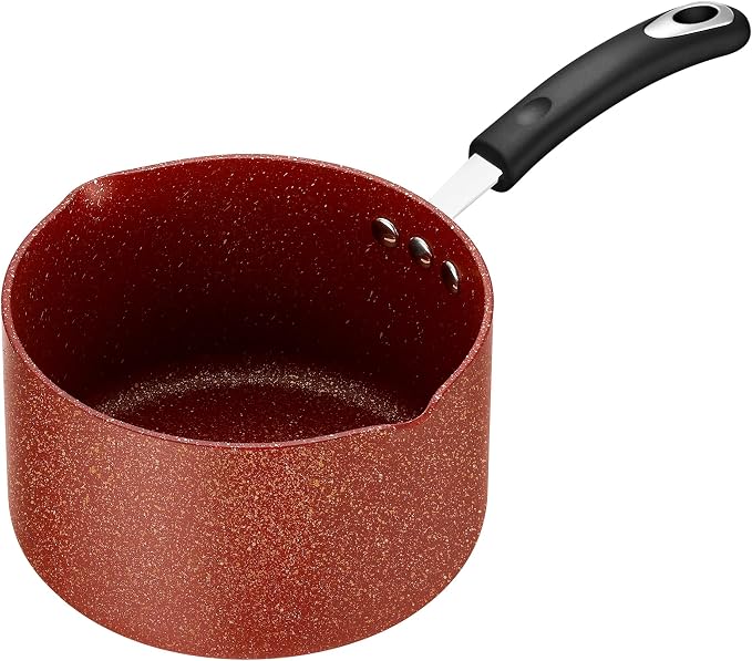 The All-In-One Stone Saucepan and Cooking Pot By Ozeri | Utilizes A Stone-derived Coating From Germany That Is 100% Free of APEO, GenX, PFBS, PFOS, PFOA, NMP and NEP