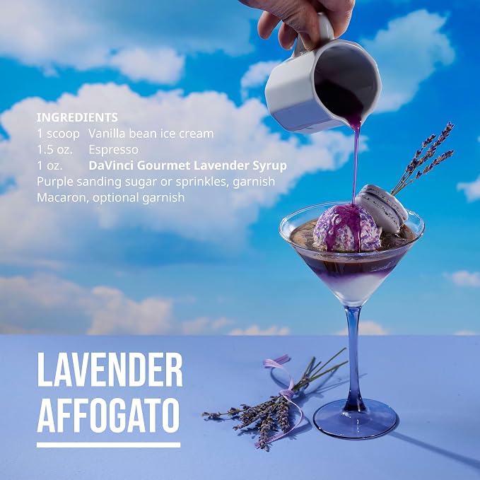 DaVinci Gourmet Lavender Syrup, 25.4 Fluid Ounces (Pack of 4)