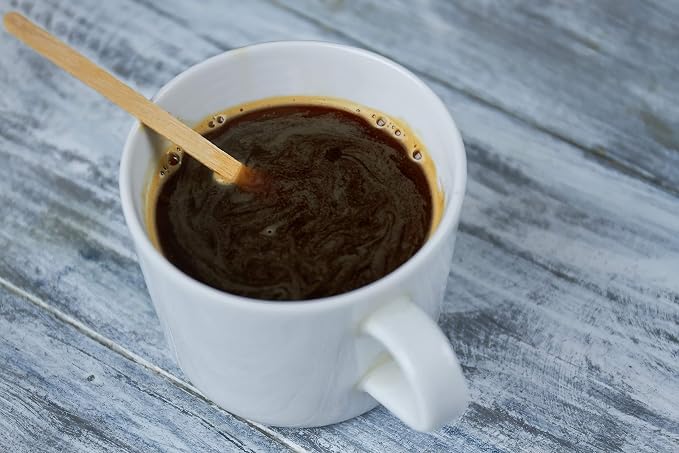 Birch Wood Coffee Stirrers, 7 Inch Round End Wooden Stir Sticks 1000 Pack
