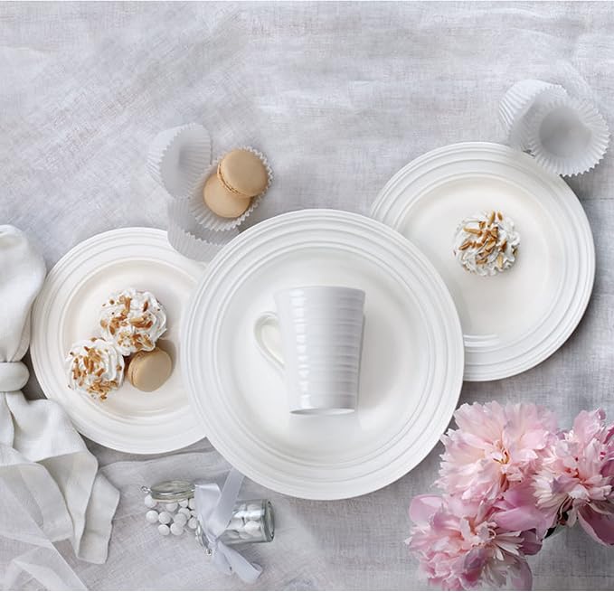 Mikasa 5224193 Ciara 16-Piece Dinnerware Set, Service for 4