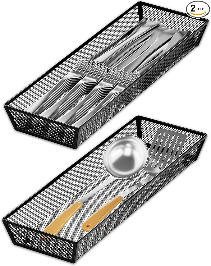 JANE EYRE kitchen drawer organizer - silverware utensil organizer for kitchen drawer,silverware tray in drawer
