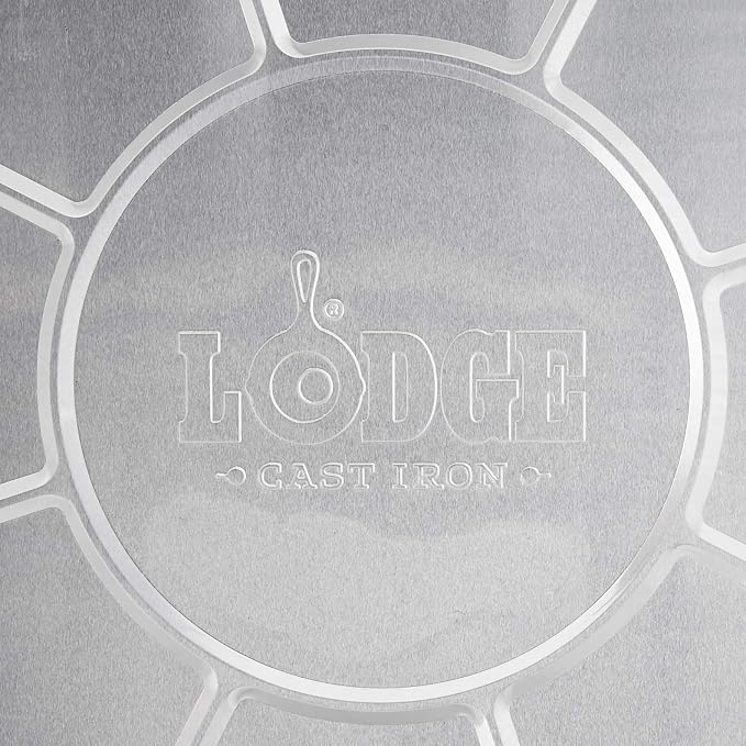Lodge Silver 12 Inch Aluminum Foil Dutch Oven Liner - 100% Recyclable Dutch Oven Liner - Easy Camp Cooking Cleanup - 12 Pack