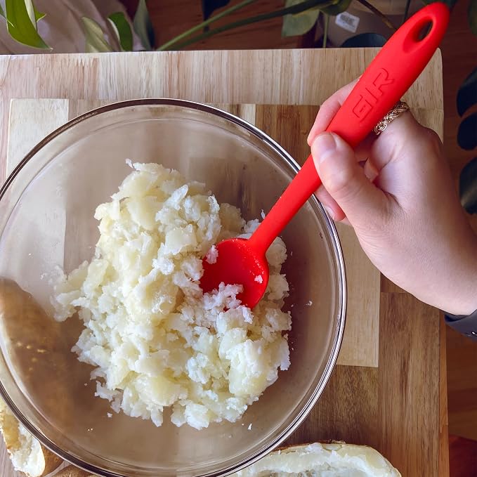 GIR: Get It Right Nonstick Kitchen Silicone Spoon for Mixing, Cooking, and Stirring - Heat-Resistant up to 425°F - 13 Inch, Studio - Silicone Kitchen Spoon