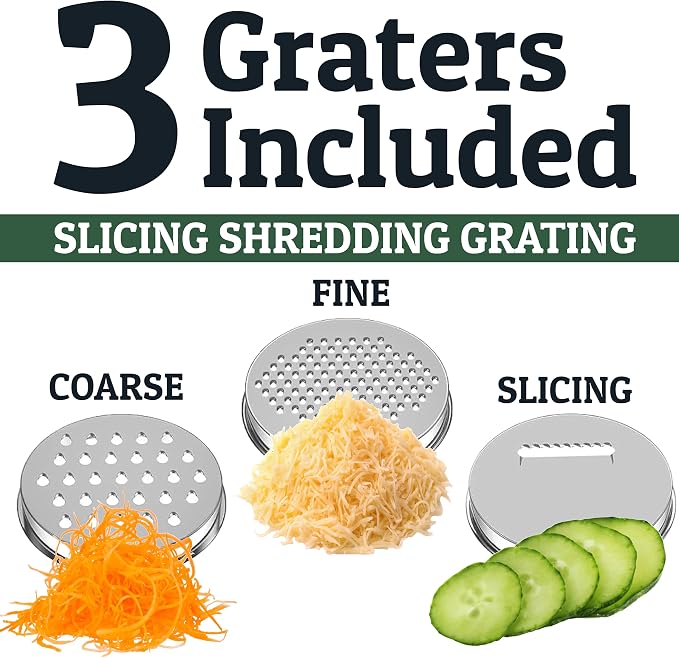 Stainless Steel Mixing Bowls with Lids Set, 3 Grater Attachments, Airtight Lids, Non-Slip Silicone Base Mixing Bowl Set, Large Prep Metal Mixing Bowls for Kitchen, Green