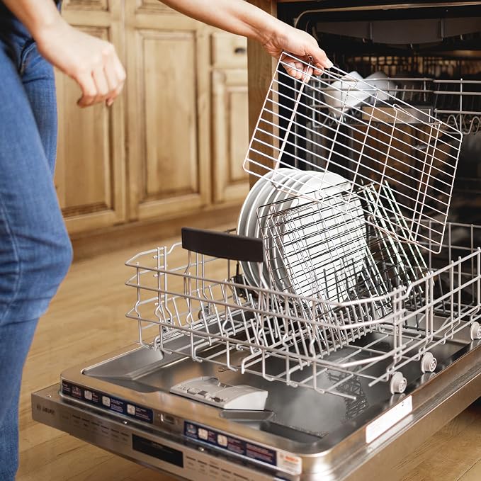 4-Tier Stackable Cooling Racks for Baking, 100% Stainless Steel Wire Rack, Oven Safe Baking Rack, Oven Rack for Pizza, Cake, Bread, Cooling Rack for Cooking and Baking, Cookie Rack 15x10