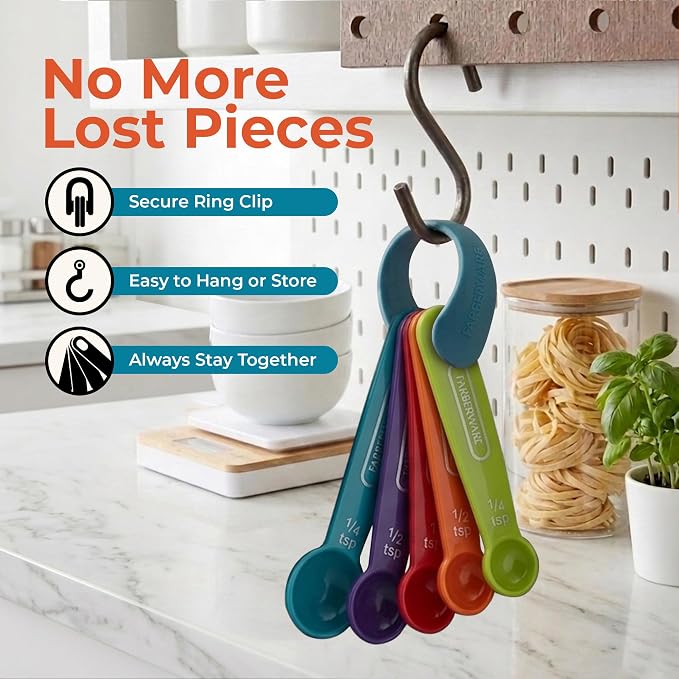 Farberware Color 9-Piece Measuring Cups and Spoons Set, Set of 9