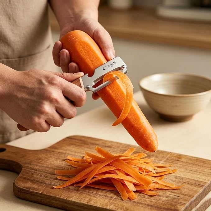 Veggie Peelers for Kitchen,Effortless Peeling,Elite Potato Vegetable Peeler | Multifunctional Sharp Stainless Steel Blade Zero Flex Snag Peelers for Apple Carrot Cucumber Pumpkin Papaya Cheese Cabbage
