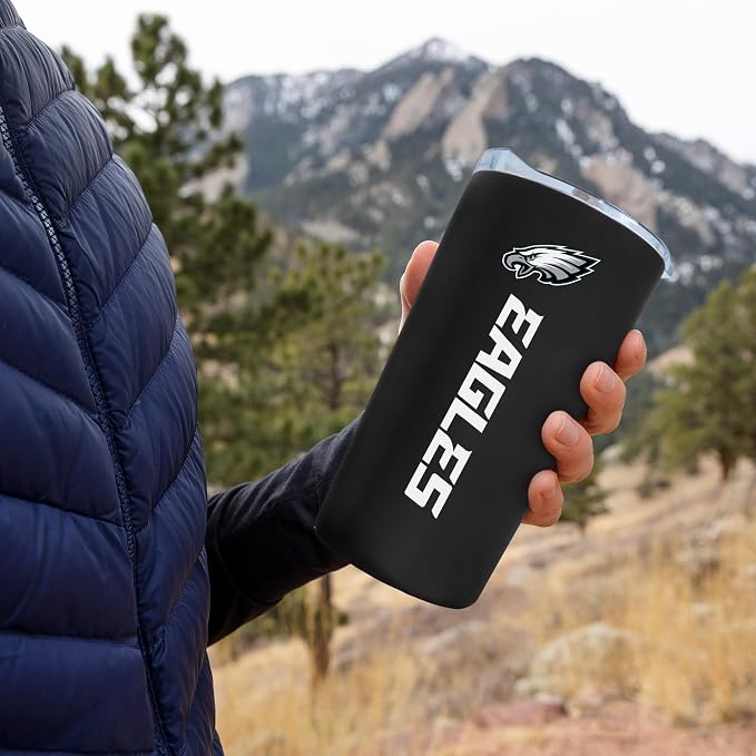 Rico Industries NFL Football Soft Touch, Easy Grip Tumbler