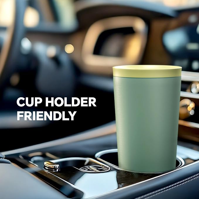 Ideus 17 oz Travel Coffee Mug, Double Wall Vacuum Stainless Steel Insulated Coffee Tumbler With Lid, Splash-Proof & Cup Holder Friendly, Keeps Drinks Hot/Cold, Dishwasher Safe, Mint Green
