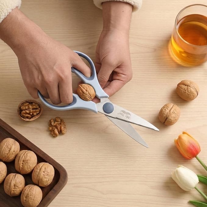Mr. Pen- All Purpose Kitchen Shears with Protective Sheath, 2 pcs, 8 Inch | Dishwasher Safe, Stainless Steel Food Scissors with Micro-Serrated Blades, Soft Grip, Durable Utility Kitchen Shears