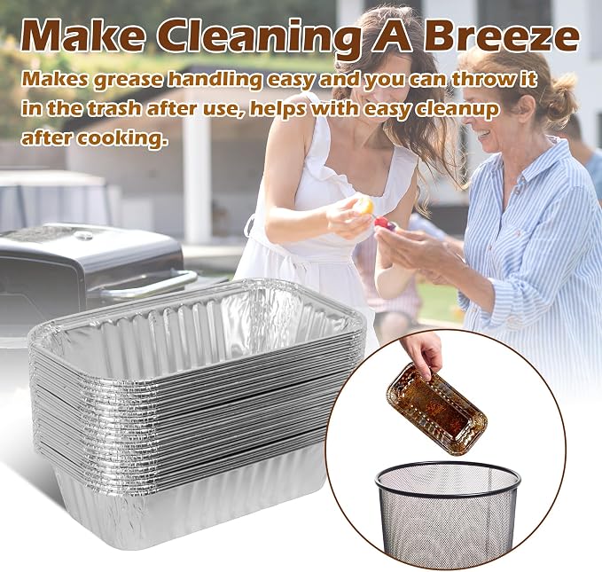 9328812P06 Drip Tray Liners & G416-0015-W1 G325-5703-W1 Grease Pan for CharBroil Grill Replacement, Grease Catcher with 20 Pack Foil Grease Tray for CharBroil Performance 463365021 463448021