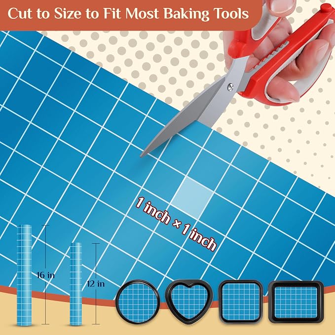 GTJ Silicone Baking Mat Roll, Reusable Baking Sheet Liners, 16 in x 6 ft | Free Cut to Size, Food-Grade, Non-Stick, Non-Slip, For Dough, Pastry, Air Fryer, Freeze Dryer, Oven Pan, Kitchen Counter