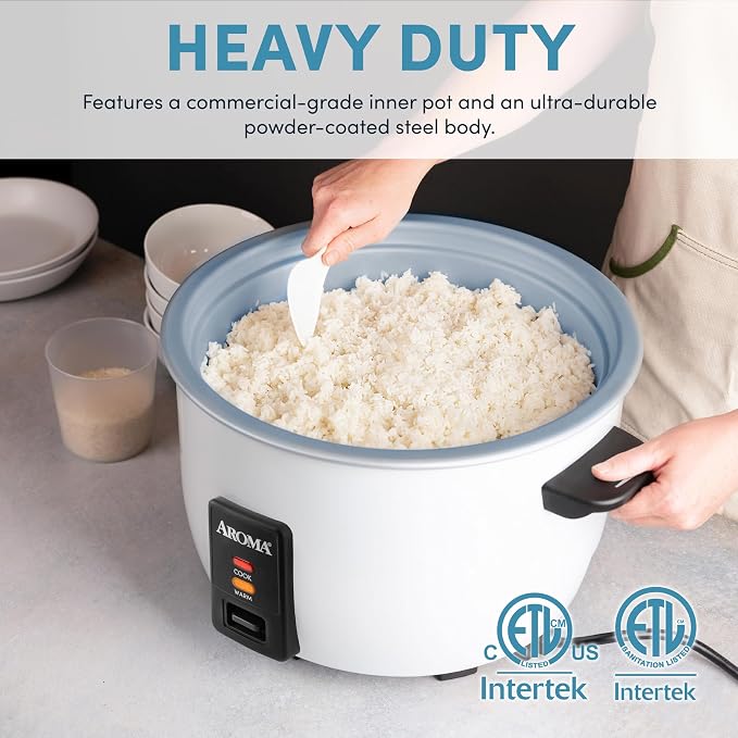 Aroma 20-Cup (Uncooked) / 40-Cup (Cooked) Commercial Rice Cooker and Warmer