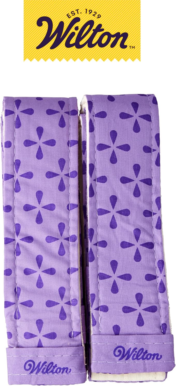 Wilton Bake Even Cake Strips, Level Cakes, 2-Piece Set | Absorbent Cake Strips Wrap Around Pans to Prevent Domed Tops & Cracked Edges for Moist, Evenly Baked Level Cakes