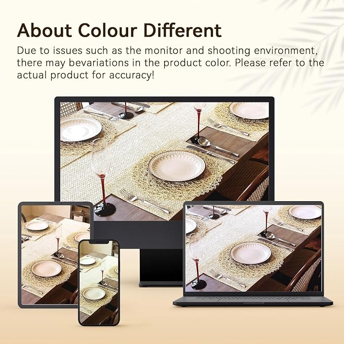 AHHFSMEI Paper Braided Round Placemats Natural Non-Slip Heat Resistant Table Mats for Dining Tables Farmhouse Woven Indoor & Outdoor Place mats for Thanksgiving (12, Beige B)