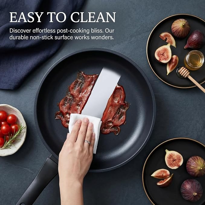 Nonstick Frying Pan Skillet,8 Inch Frying Pan Skillet,Egg pans,Omelette Pan,PFOA Free,Kitchen Pots Induction Pot